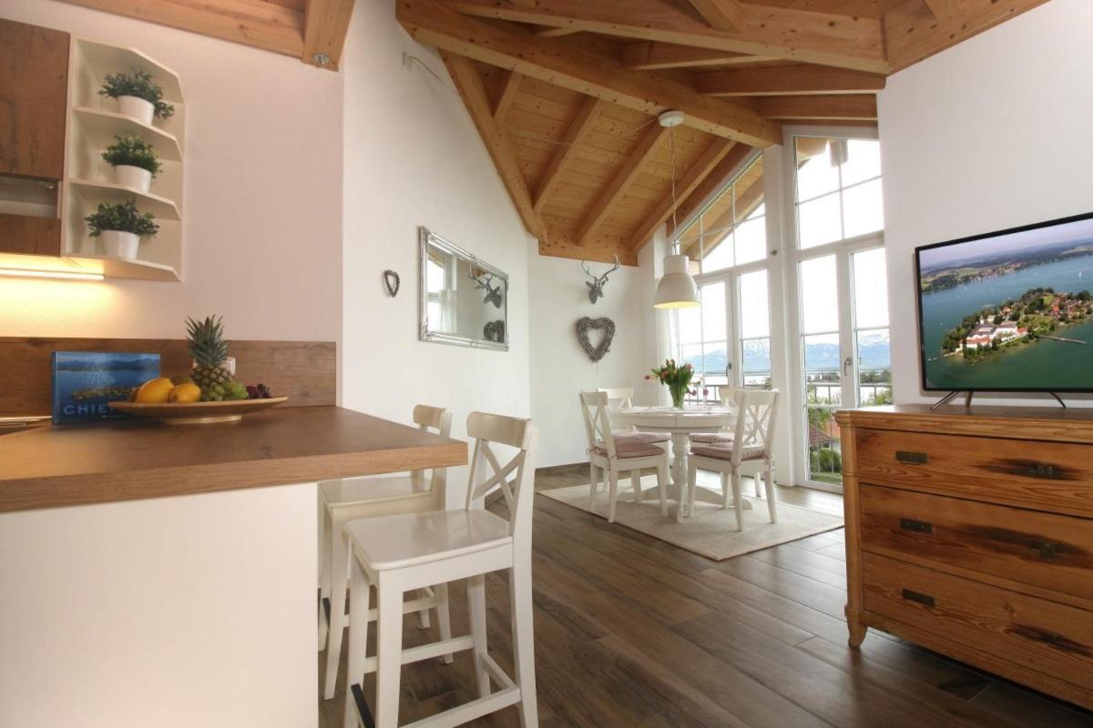 Haus Chiemsee-Blick Gstadt am Chiemsee Buitenkant foto